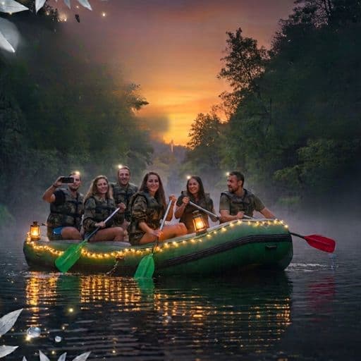 Nocny Spływ nad Bystrzycą